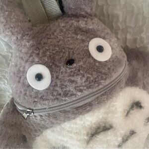 🧸 RARE Sun Arrow x Studio Ghibli Totoro Plush Backpack | Japan Licensed